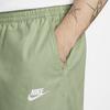 Nike Club Solid Logo Elastic Waist Straight Leg Casual Pants Men Bottoms Olive-Green DX0613-386