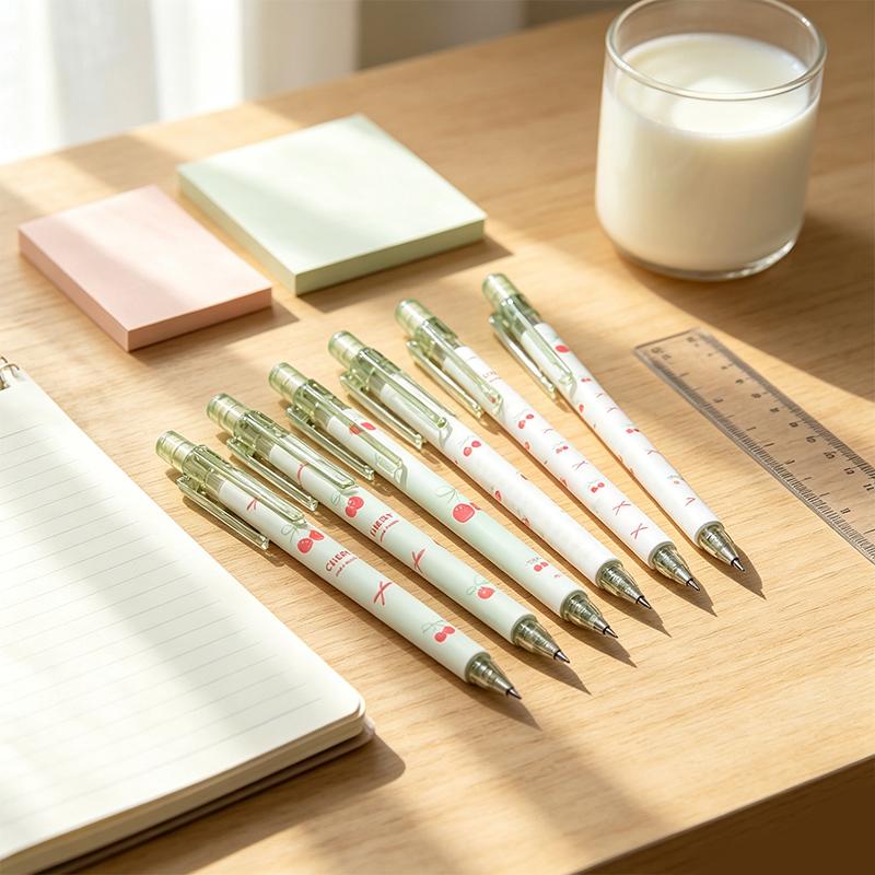 4Pcs 0.5Mm Mechanical Pencils With Eraser Smooth Writing Erasable Press Automatic Pencil School Office Supply Student Stationery