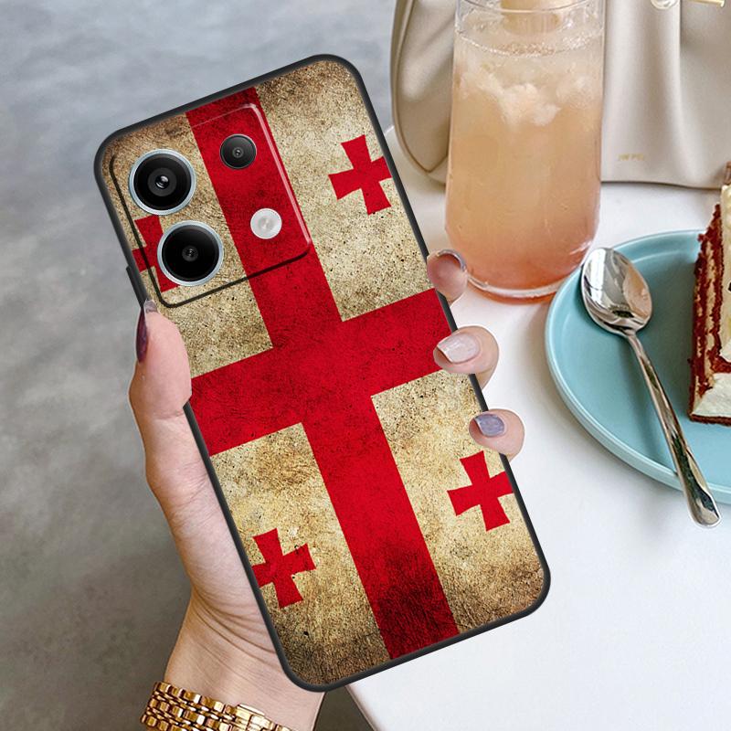 Georgia Flag Funda For Xiaomi Redmi Note 12 11 10 9 8 13 Pro Plus 12S 11S 10S 9S 10A 9C 10C 12C 13C Case