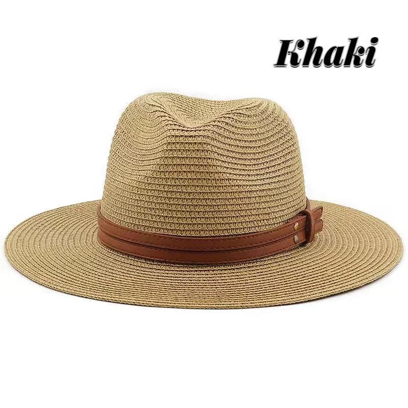 New Men's and Women's Bob Ricard Bucket Sun Hat Ribbon Straw Hat Summer Panama Outdoor Party Picnic Sunshade Basin Cap Sale