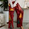 Pajama Pants, Sleepwear, Casual Drawstring Elastic Waist Pants, Comfortable Straight-leg Loose Pants