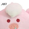 Decorative Hanging Ornament Cartoon Pig Plush Pendant for Backpacks, Stuffed Animal Bag Charm with Ball Chain, Soft Keychain