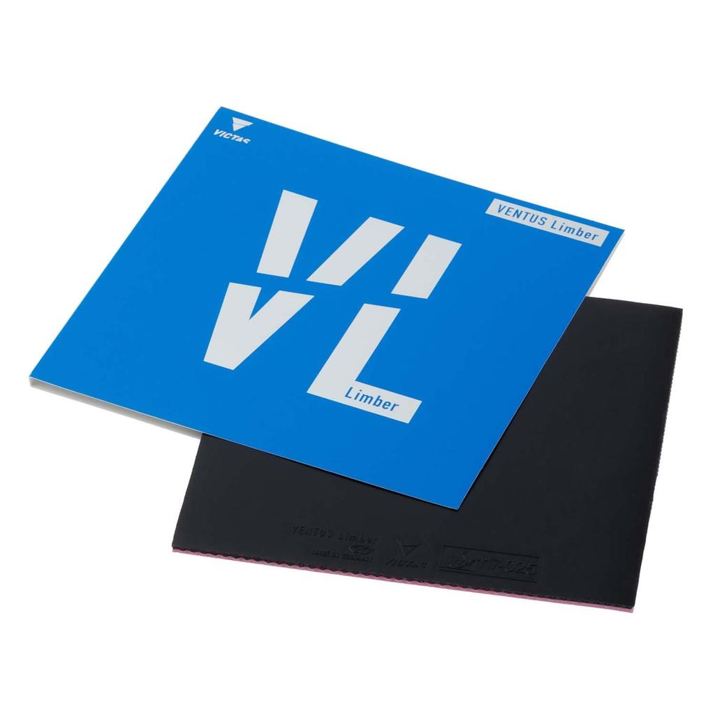 VICTAS Table Tennis Rubber Ventus Limber Inverted High Energy Tension Black 200010 2.0