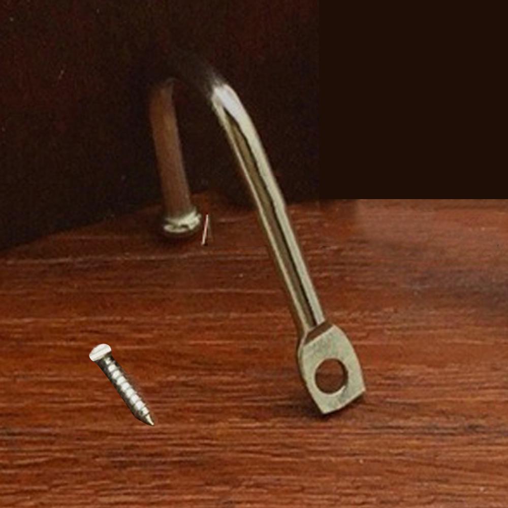 Fitting Room Holder Rack Storage Organizer Iron Mini Screw In Hooks Kitchen Hanger 34*25mm Accessories Hanging