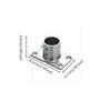 Handrail Connector Fitting Satin Finish Hardware Outdoor for Builders, DIYers