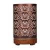 Aroma Diffuser Scent Ultrasonic Air Humidifier Iron Art Hollow Lotus Flower Pattern 2025 New Home Decorations with LED Lights