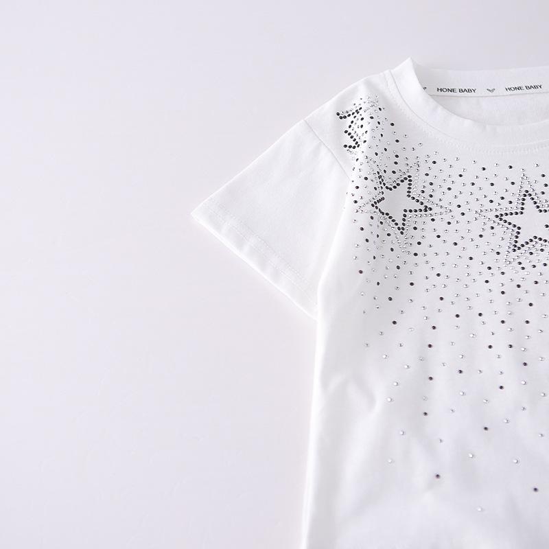 Jungen Sommer 2026 Stern Strass Kurzarm T-Shirt - Trendiges Lässiges Kinder Outfit