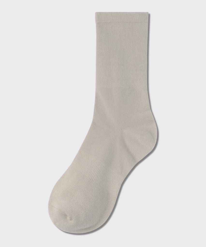 MUSINSA STANDARD Lightweight Crew Socks 5-Pack [Dusty Cream]