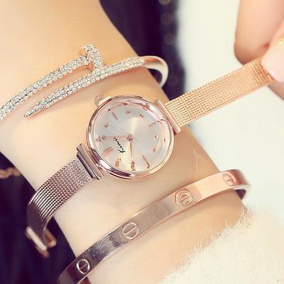 Women's Watch Female Ins Style Thin Strap Small Temperament Exquisite Student Small Dial Forest Style Girl Watch
