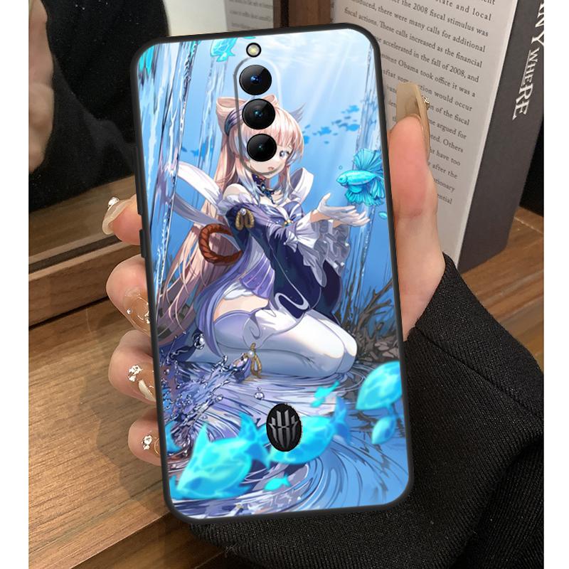 Sangonomiya Kokomi Genshin Impact Case For Nubia Red Magic 8 9 10 Pro Plus 6 7 6S 7S Pro 5G 6R RedMagic 9S 8S Pro Plus Coque