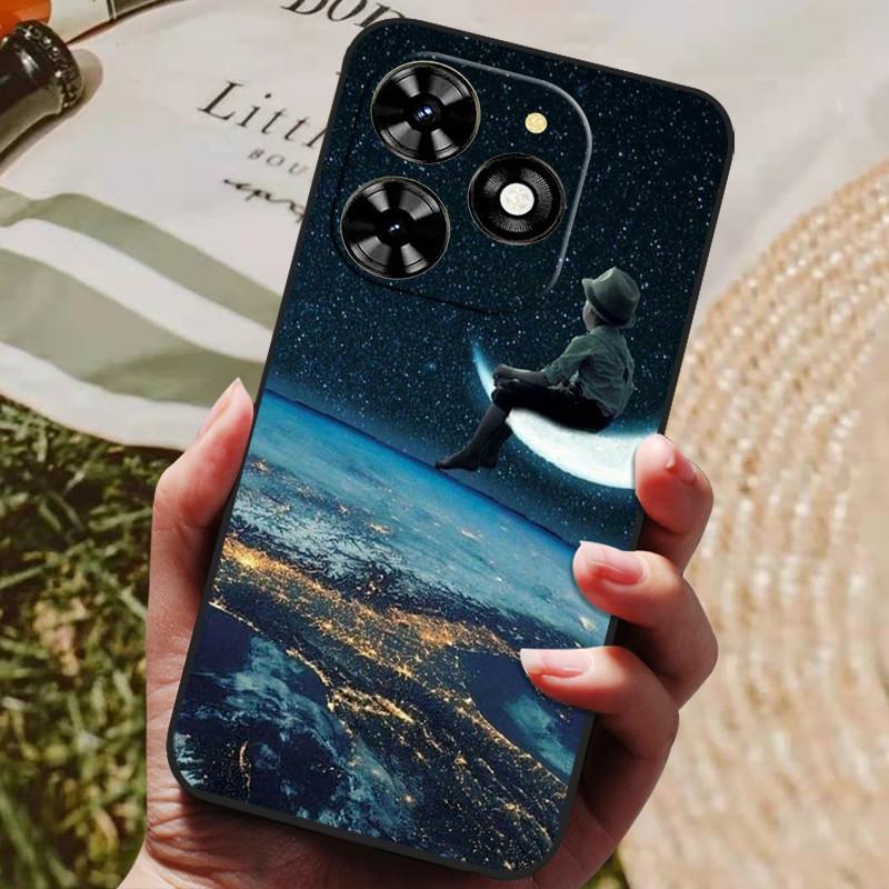 For Infinix Hot 40 Case Hot40 Pro Luxury Phone Silicon Back Cover For Infinix Hot 40 Pro / Hot 40i Cases Protective Shell Capas