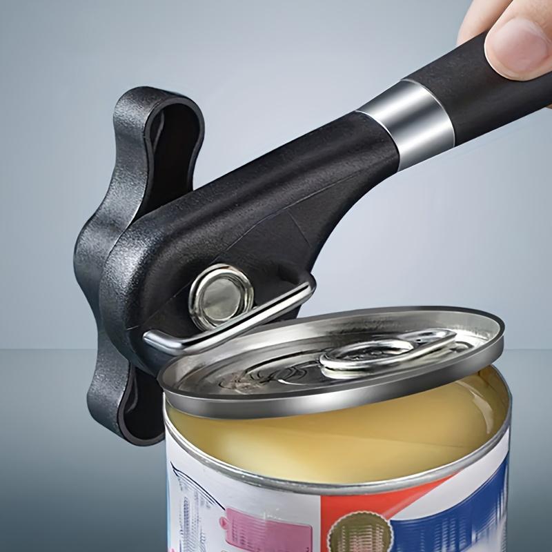 

1pc Multifunctional Side Can Opener, Quick & Simple Can Opener, Kitchen Knife, Can Opener, Kitchen Utensils чорний