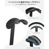 VICHYIE Headphone Stand for AirPods Max, with Aluminum Alloy Support Bar and Stable Non-Slip Stand, Compatible with Most Headphones - Black