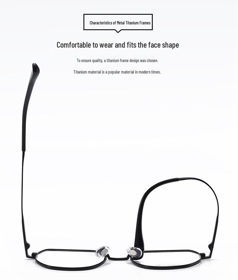 Stylish Korean Titanium Optical Glasses: Trendy Metal Frames with High-Value Design.