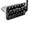Wilkinson M Series String Pitch Tremolo Bridge with Fastenings and a 36mm Block for Strat Electric Black 10.5mm Vintage-Style 6-Point Guitars,