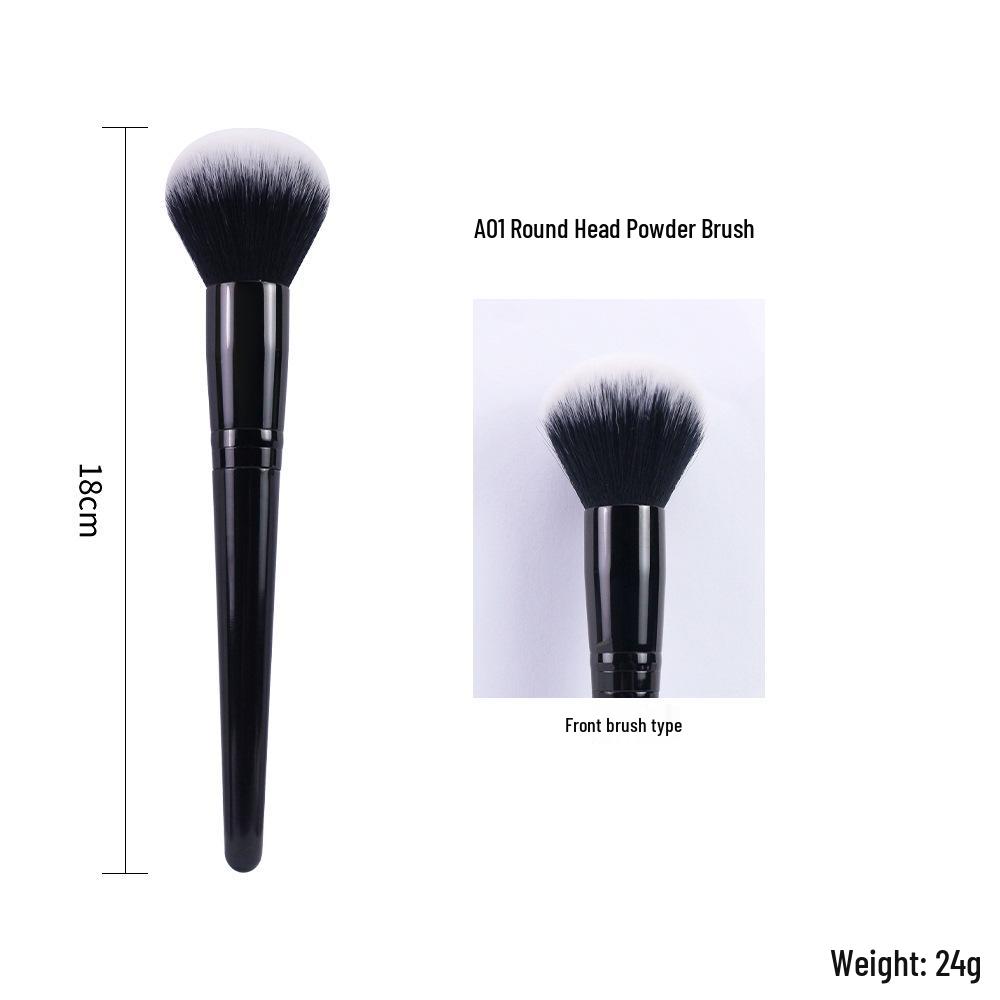 Ziye Série Starlight: Sada černých štětců na make-up Soft-Hair - Přizpůsobitelná, Skladem