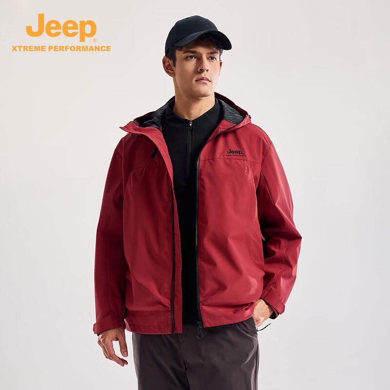 Jeep Outdoor Water-Resistant Windproof Jacket