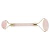 Natural Double Head Rose Quartz Jade Stone Roller & Scrapping Plate Face Massage Tool Kit