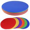 Football Training Mark Plate Non-slip Agility Training Vibrant Color Soccer Training Obstacle Logo Round Disc for Exercise