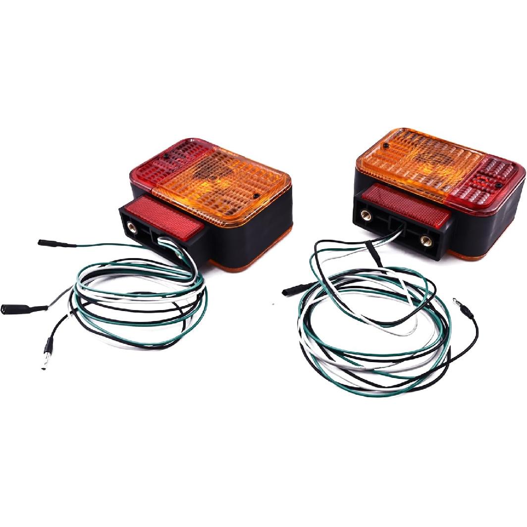 DVPARTS Left and Right Taillight Assembly LVA14365 AM120359 LVA14366 AM120360 Compatible with John Deere 2027R 2305 2320 2520 2720