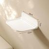 Punch-Free Foldable Wall Shelf: Bathroom, Bedside, or Dorm Storage for Mobile Phones & Set-Top Boxes