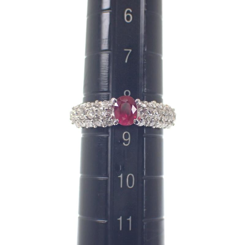 Keine Marke  #9(JP-Größe) Ring Pt900Platin Damen