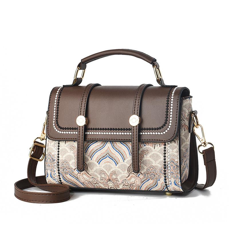 IELGY Ladies Vintage French Mori Style Messenger Bag - Simple & Literary Design