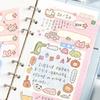 Cute Character Bubble Frame Sticky Notes - Cartoon Fun Illustration for Journals