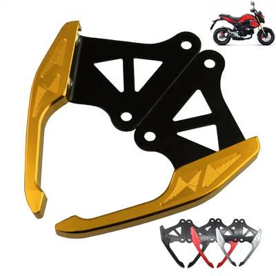 2Pcs Lightweight Motorcycle Rear Grab Handle Motorbike Passenger Rear Pillion Grab Handle for Honda GROM125 MSX125 M3 MSX125SF