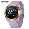 Sanda Unisex Student Party Watch: Colorful Lights, Multi-functional, Waterproof Sports Electronic Watch