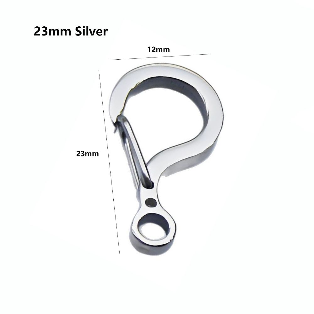 Small Size Key Chain Buckle Titanium Alloy Spring Connecting Buckle  DIY Accessories