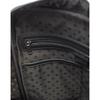 Daks Black Leather Simple Backpack Dbba2e337bk