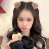 Stylish Plush Cats Ear Hair Clips Unique Cats Ear Hair Clips Soft Nonslip Bangs Claw Clips for Women Decoration