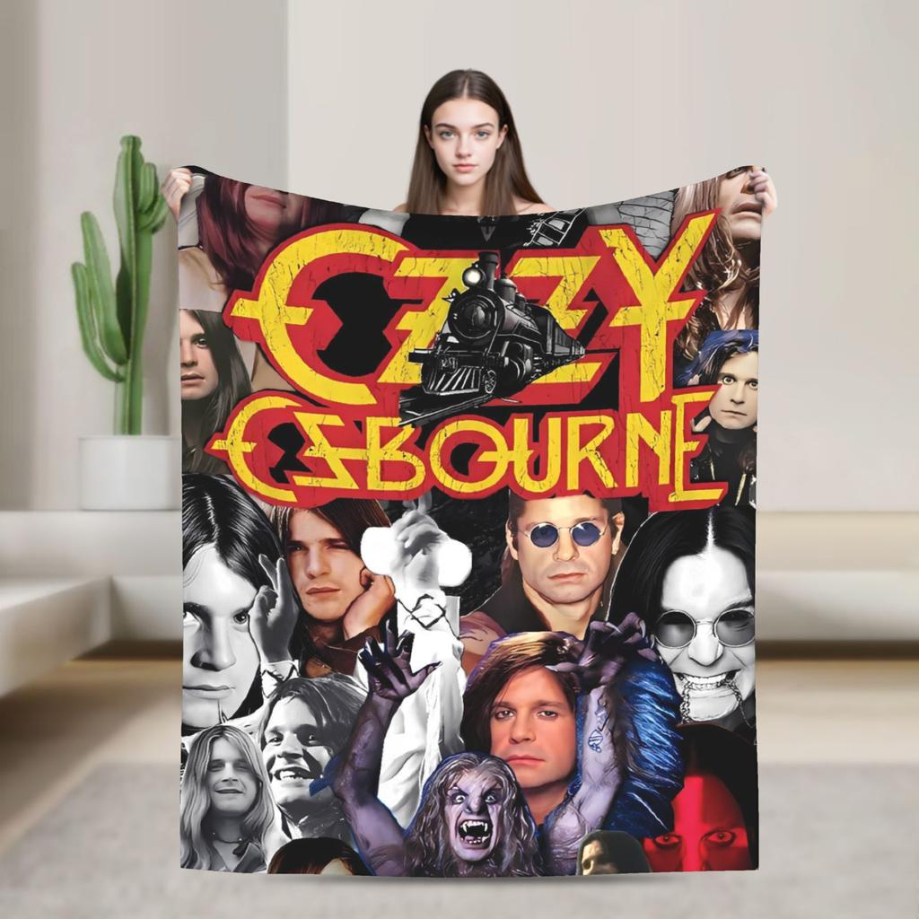 Ozzy Osbourne Blanket Quality Soft Bedding Throws Autumn Kids Bedroom Fluffy Bedspread