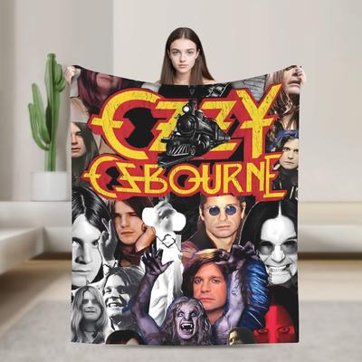 Ozzy Osbourne   Blanket Quality Soft  Bedding Throws Autumn Kids Bedroom Fluffy Bedspread