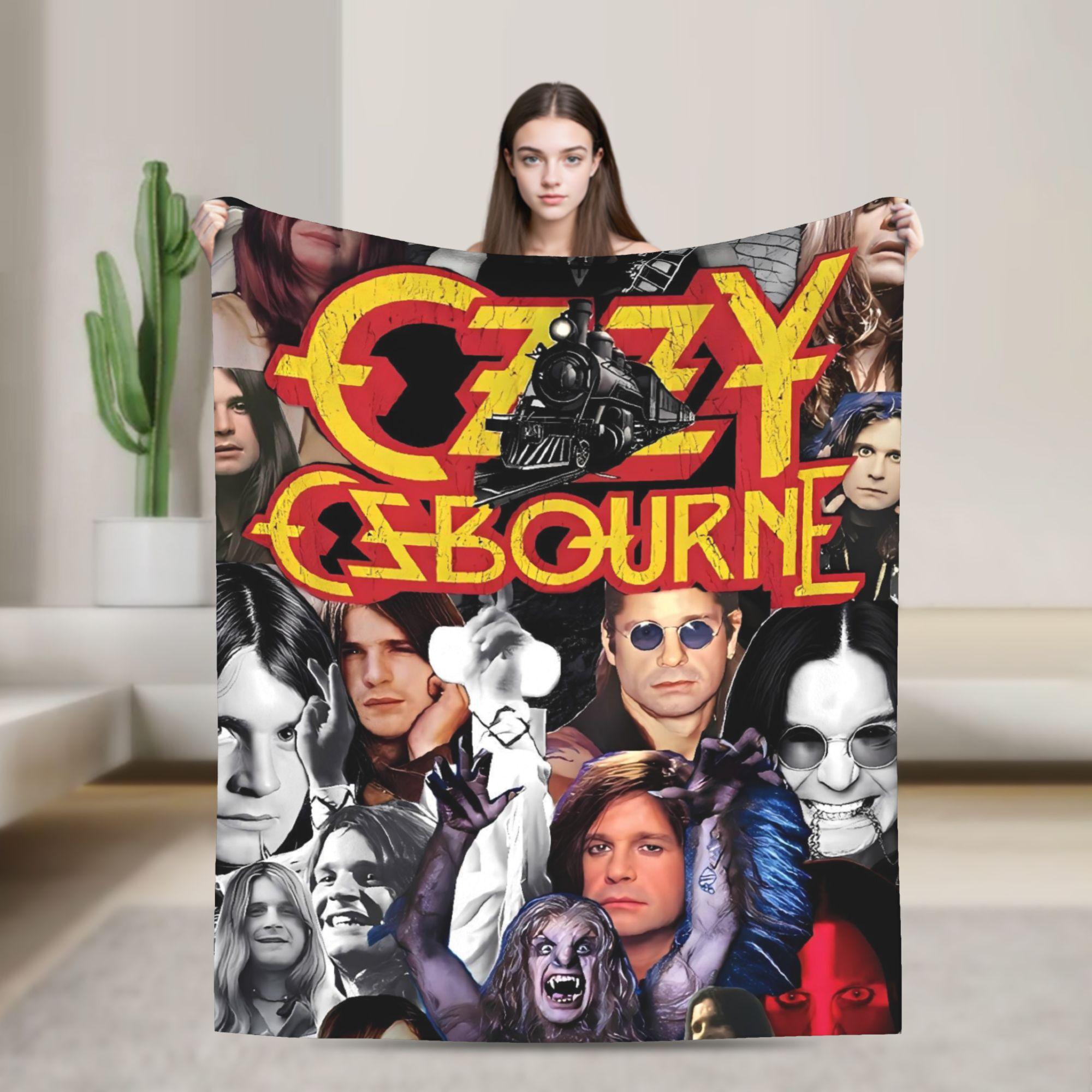

Ozzy Osbourne Blanket Quality Soft Warm Bedding Throws Spring Children Home Decor Aesthetic Bedspread 75x90cm