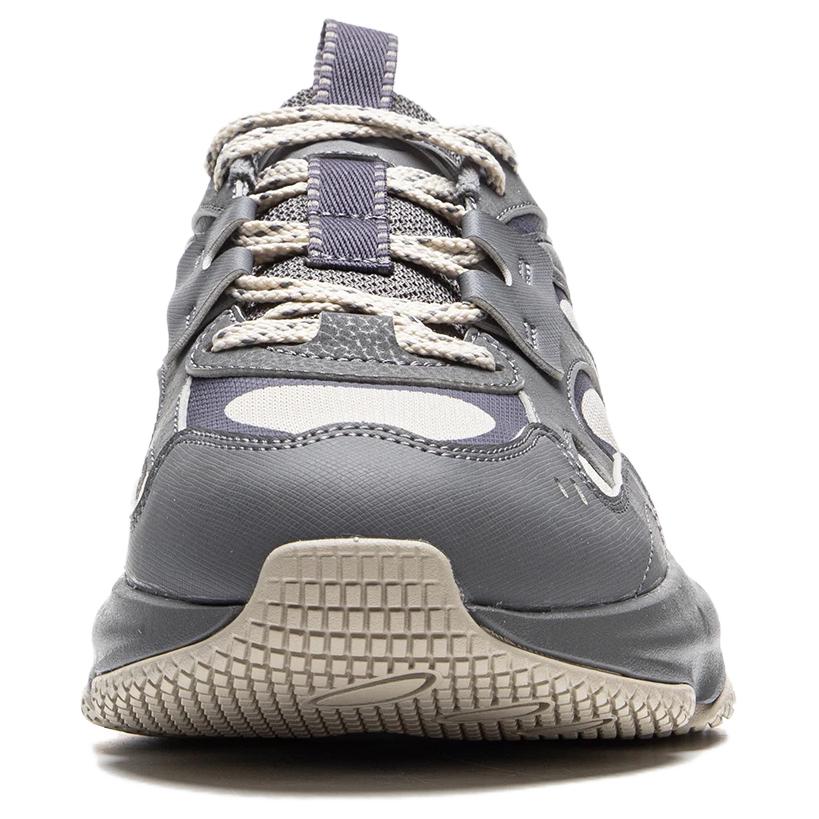 new LiNing Abrasion Resistant Slip Resistant Low top Casual Shoes Men's Gray