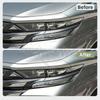 TPU Car Headlight Protective Film For Toyota Vellfire 2023-24 Transport & Smoke Anti-Scratch Auto External Accessorie Auto Parts.