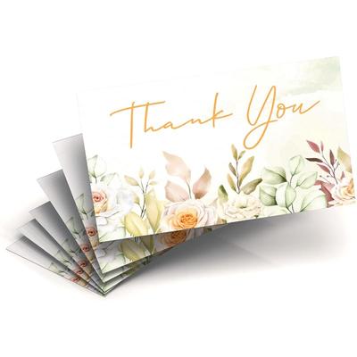 Clickedin - 50 Pieces Multi Occasion Thank You Greeting Cards and Tags