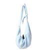 Pet Shoulder Bag Polyester Handsfree Soft Strap Dog Sling Carrier Bag with Safety Hook for Outdoor