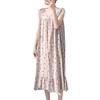 Korean polka dot tank pajamas for women, faux cotton silk, new summer home wear, can be worn as loose dresses outside