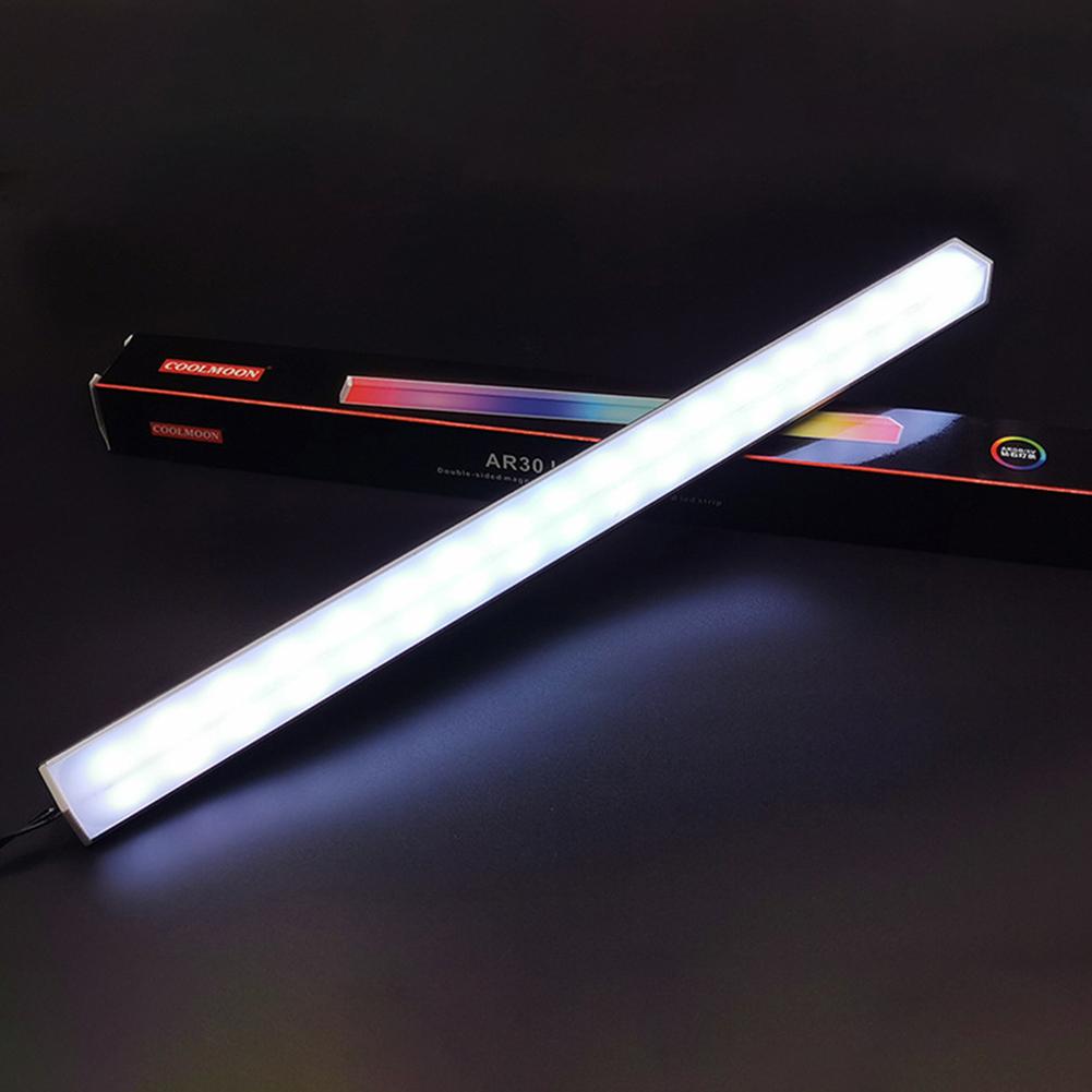 COOLMOON 5V/3Pin Small 4Pin Light Strip RGB LED Color Lamp for PC Case Chassis