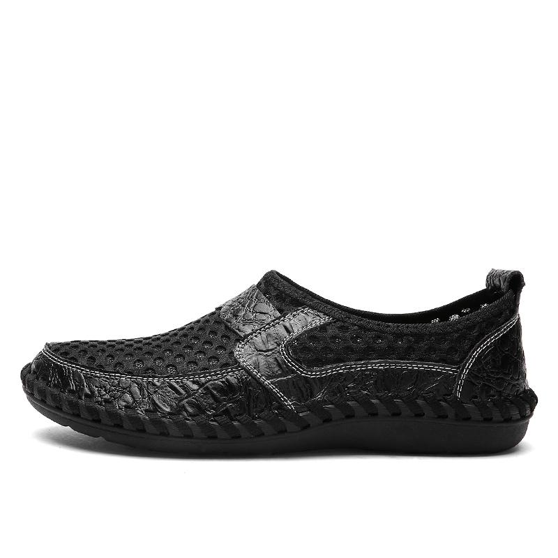 Atmungsaktive Mesh-Schwimmschuhe Sommer Große Herrenschuhe Outdoor Rutschfeste Strandschuhe 38-50