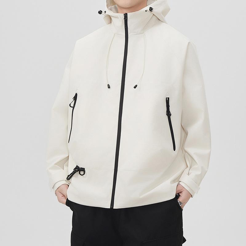 Men's coat 2025 new jacket jacket jacket fashion trend loose casual windproof
