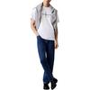 Calvin Klein Round Neck Letter Straight Cut Short Sleeve T-Shirt Unisex T-Shirts White 00040EM286-YAA