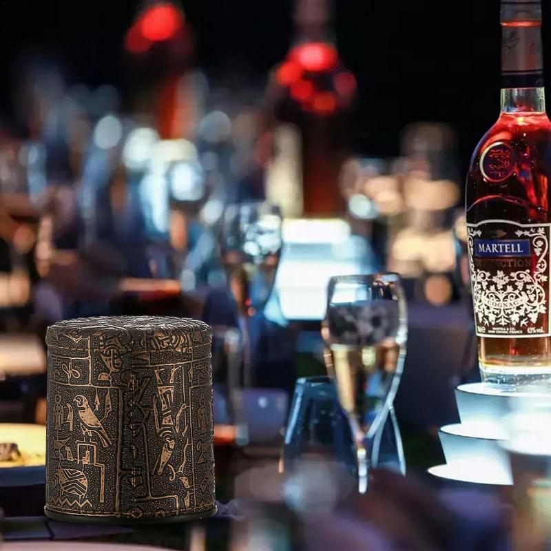 Leatherette Dice Cup Leather Dice Cup For Party Drinking Gambling Game For Liars Dice Board Games China Mainland