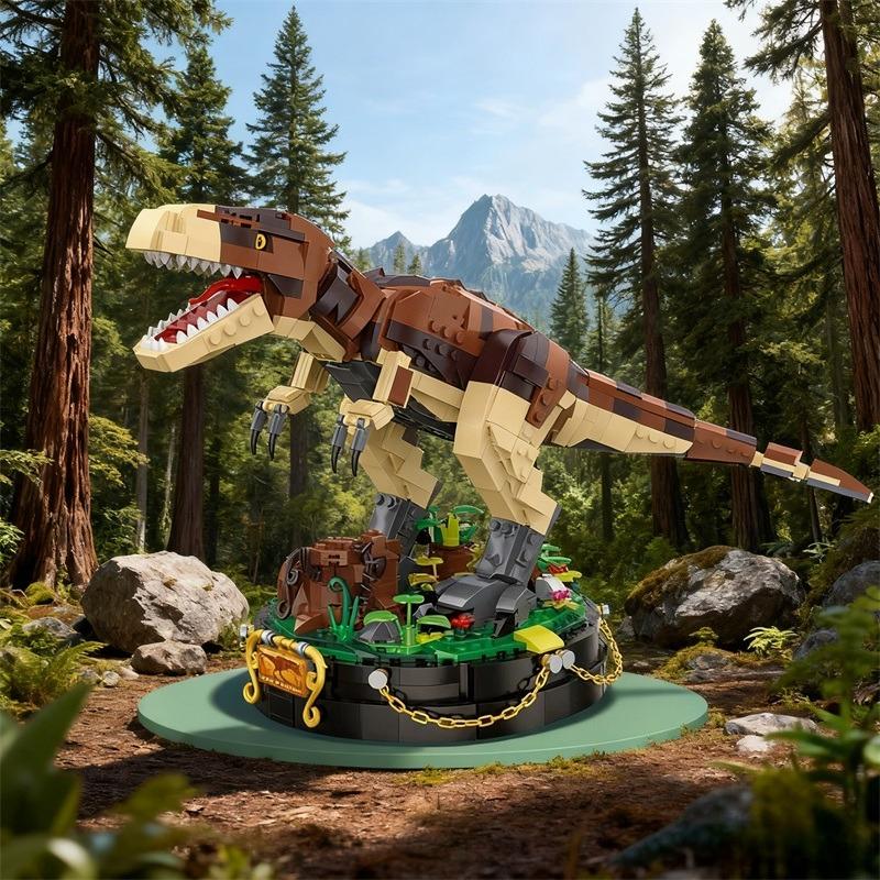 Balody Blocks Dinosaur Building Blocks Diy Tyrannosaurus Jurassic Triceratops Bricks Fun Toy Birthday Gift Boy Present Christmas