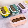 A84X-Large Capacity Student Lunch Box Korean Lunch Box Lunch Box Sealed Fresh-Keeping Box