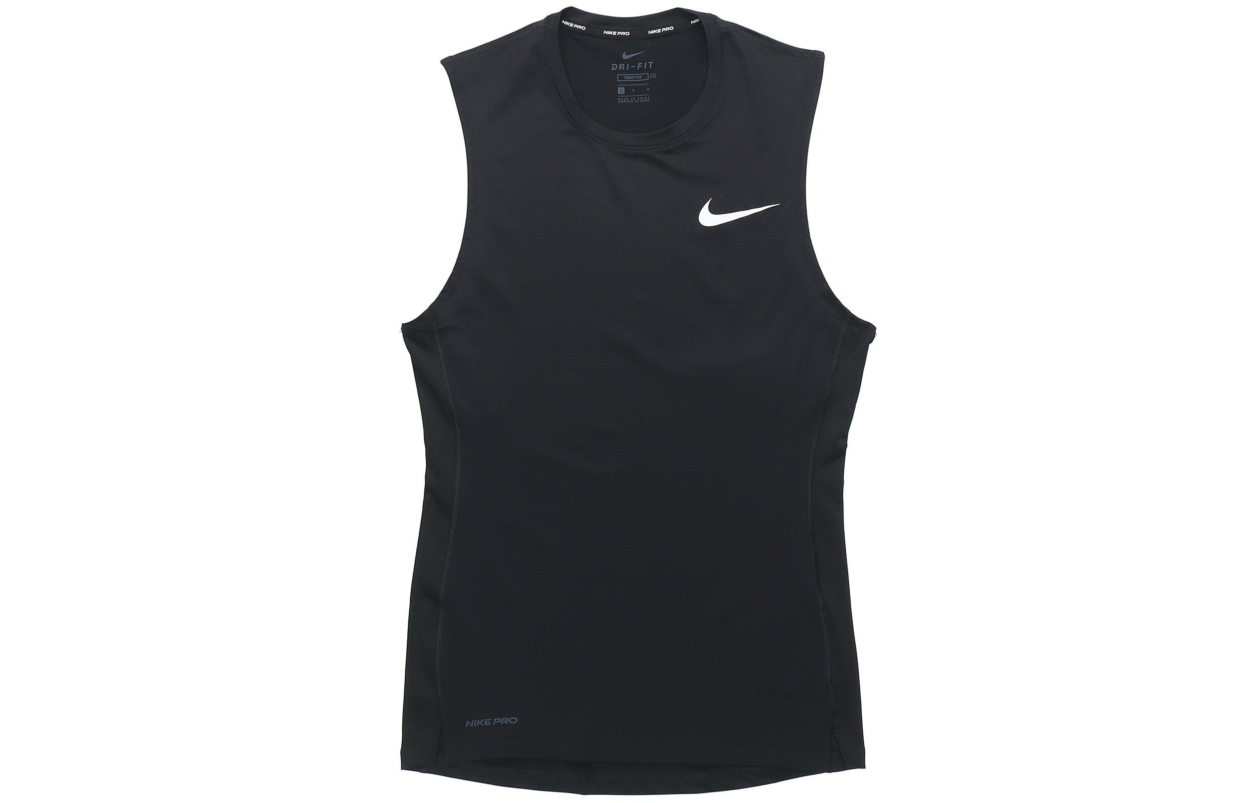 Nike Pro Men s Sleeveless Top Black BV5601-010 M