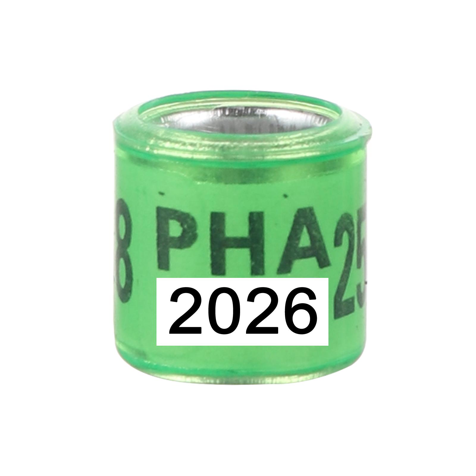 

PHA 2025/2026 Кольцо для голубиной лапки Внутренний диаметр 8 мм с номером Алюминиево-пластиковое кольцо для птичьей лапки Многоцветные аксессуары для птиц 50 шт.